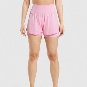 GYMSHARK Vital Seamless 2.0 2-IN-1 Shorts | Sorbet Pink Marl